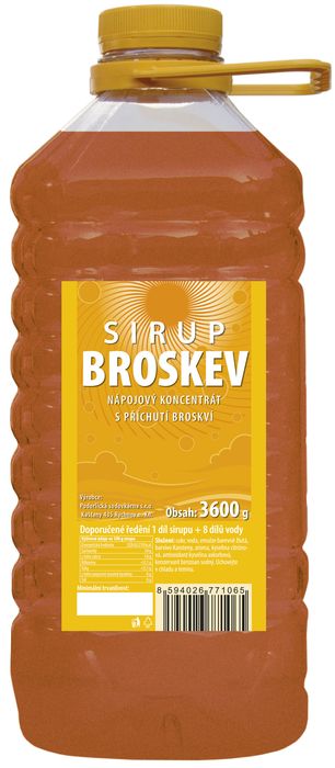 Sirup broskev