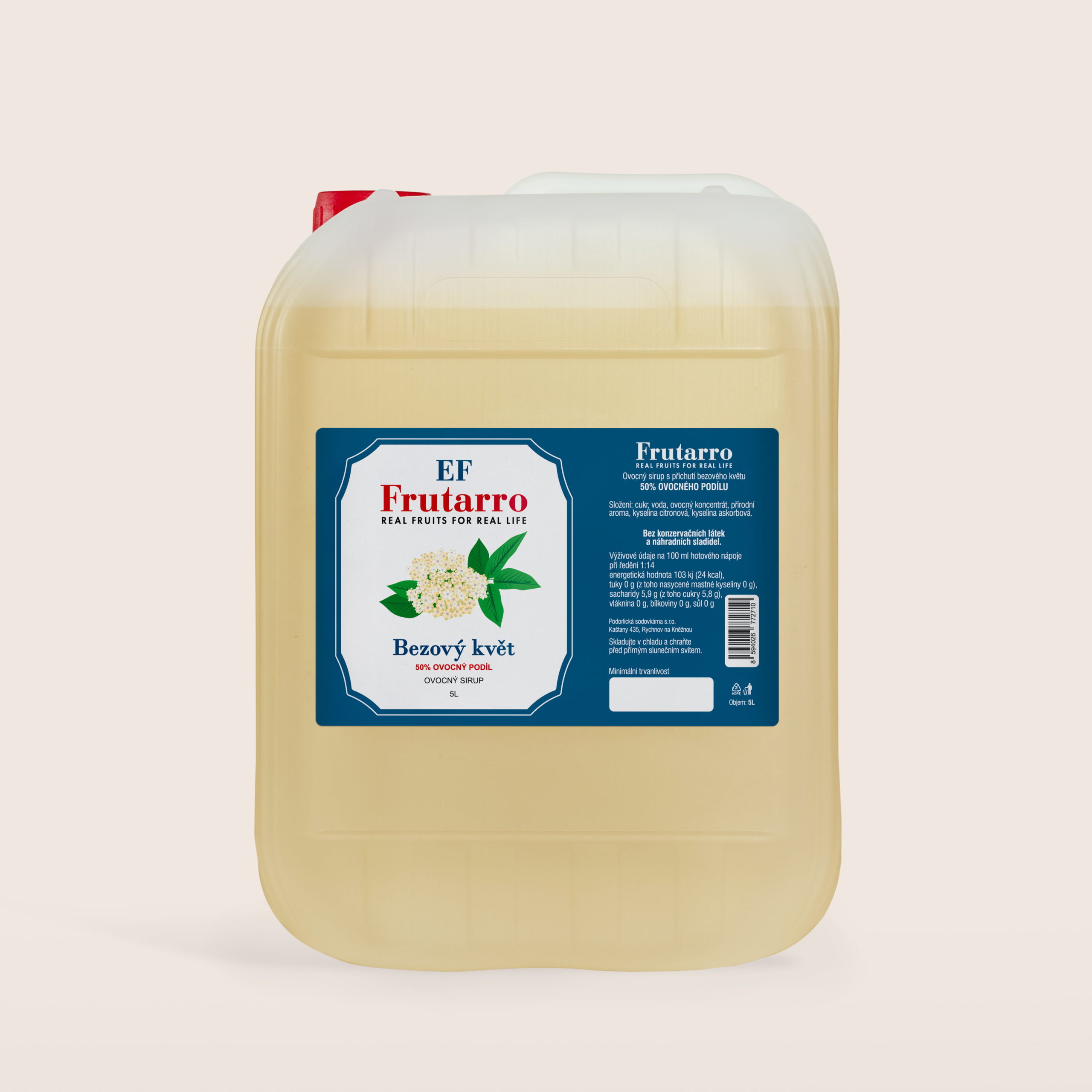 bez Ovocná limonáda Rychnovská Dobromila s příchutí hrušky